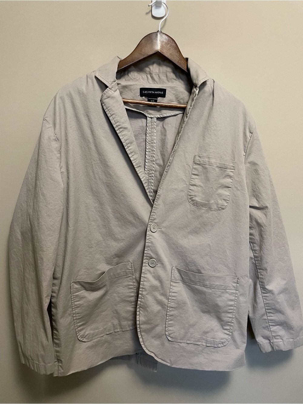 Saks Fifth Avenue Tan Blazer Sports Coat Men’s XL
